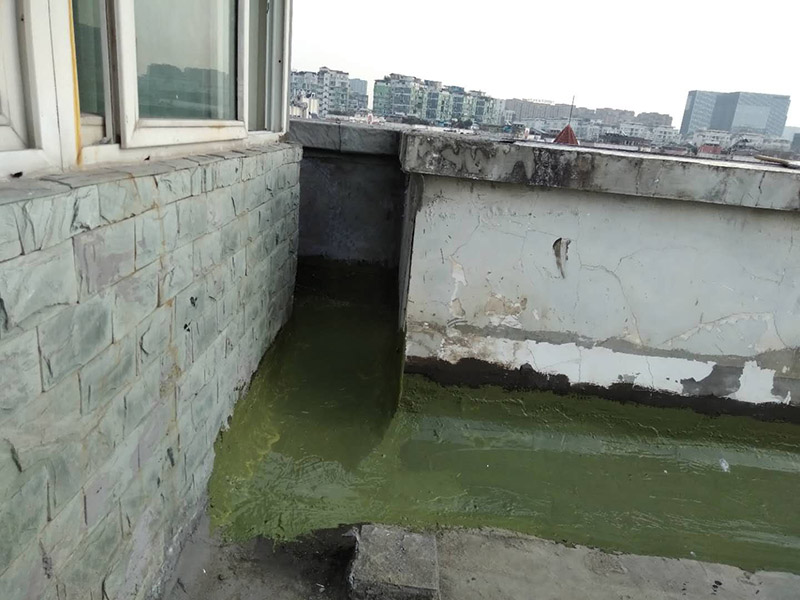 樓頂陽(yáng)臺(tái)刷防水：開(kāi)放式的陽(yáng)臺(tái)在暴雨來(lái)臨時(shí)容易進(jìn)水，為了防止雨水進(jìn)入室內(nèi)，因此我們?cè)陉?yáng)臺(tái)裝修時(shí)，需要有一定坡度，保證水能順利流向排水孔，不會(huì)進(jìn)入房間。在暴雨天氣下，如果雨量大于地漏的排水能力時(shí)，就會(huì)在陽(yáng)臺(tái)地面出現(xiàn)大量積水，容易導(dǎo)致積水進(jìn)入室內(nèi)，因此我們?cè)谶x購(gòu)陽(yáng)臺(tái)地漏的時(shí)，最好選擇排水量大且順暢的地漏。通常陽(yáng)臺(tái)的防水層都在外層，需要受到陽(yáng)光暴曬、雨水侵蝕、嚴(yán)寒酷暑等自然天氣的考驗(yàn)，如果沒(méi)有出色的性能和良好的保護(hù)措施，他的使用年限會(huì)大大縮短。因此，我們?cè)谶x購(gòu)防水材料時(shí)，需要選擇強(qiáng)度高、耐老化的防水涂料。