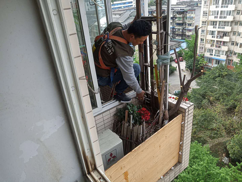 陽臺植物拆除:將陽臺和客廳打通。很多人想擴大自家客廳面積，改善采光情況，因此就選擇打通陽臺和客廳，這并不是完全不行的，但是要考慮戶型的實際情況。有的戶型陽臺的墻是用來抗震的，如果拆掉，短期看不出問題，但是長期使用必然會影響房子的承載能力，遇到嚴重災禍的時候，就完全無法抵抗了。