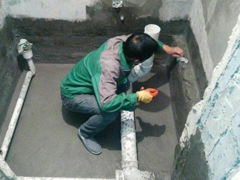 衛(wèi)生間墻面滲水，管道根部及墻角防水需