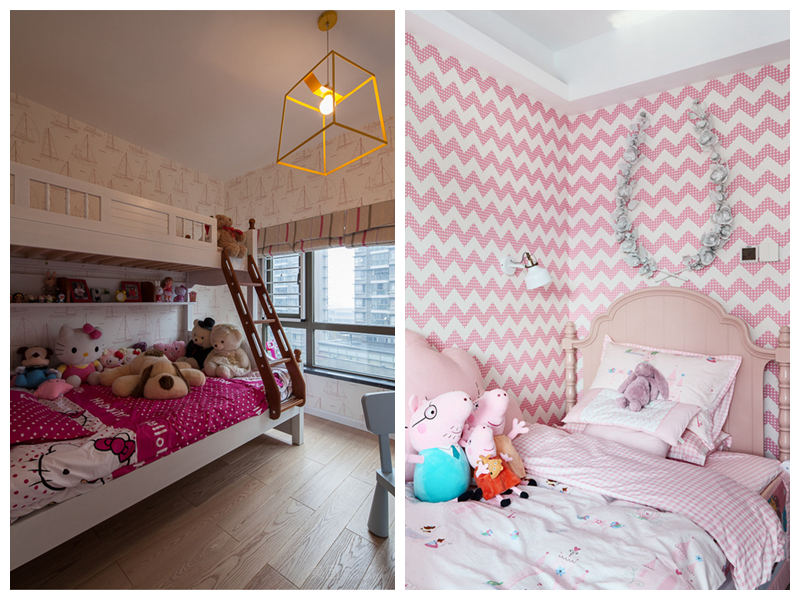 深圳綠景藍(lán)灣半島7平方兒童房裝修設(shè)計